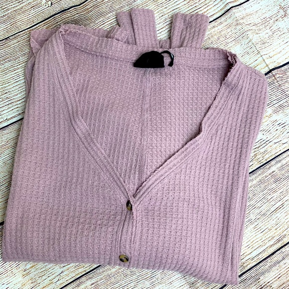 Super soft light violet button down oversize - Picture 1 of 6